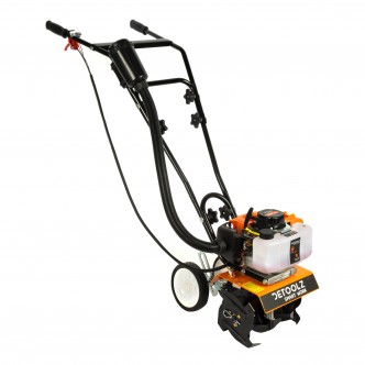 Motocultor latime ingusta 3CP, 52CC, motor benzina 2T, cu o viteza si pornire manuala Detoolz